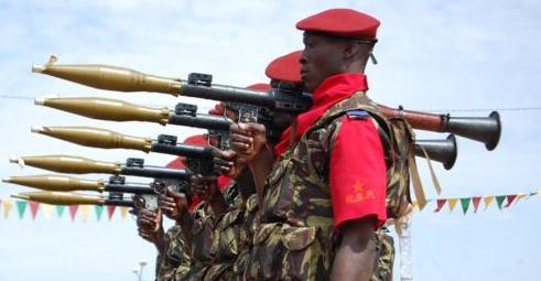 The Presidential Guard may have the most sophisticated equipment, but it stood no chnace against the people and the national army.