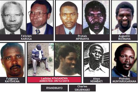 The fugitives wanted by the ICTR.