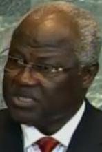 President Koroma at the 66th UN Assembly - clip from UN video