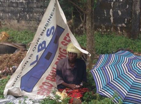 The plight of this woman - a Sierra Leonean was hihglighted by journalist Umaru Fofana. She later died.