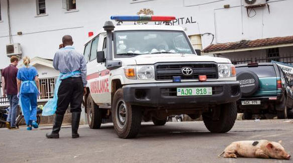 This picture says it all. The wretchedness of Sierra Leone's health delivery system