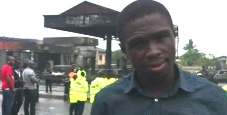 The BBC's Sammy Darko reporting. Photos from his video reportage are mainly used in this narrative.
