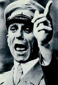 Nazi Propaganda Minister Josef Goebbels - admired by IB Kargbo