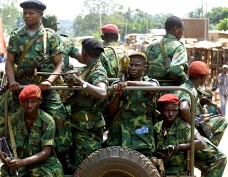 Bemba's troops - such a picture is all too familiar to the victims of similar atrocities committed in Sierra Leone.