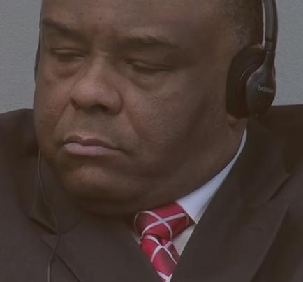 The former war lord and DRC Vice President in court. He's now a convicted war criminal.