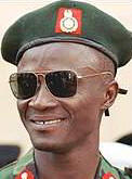 Sam "Maskita" Bockarie in full Sierra Leone army colours during junta rule in Sierra Leone