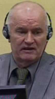 Mladic in the Hague - refuses to take a plea.