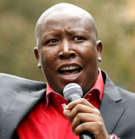 Firebrand politician Julius Malema. His party took the matter to the Constitutional Court.