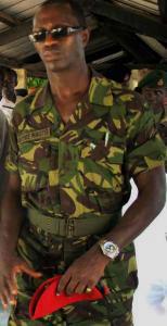 This thing still believes he is a serving soldier...