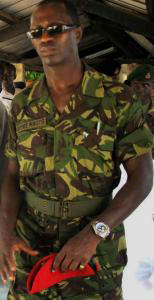 Civilian Defence Minister Conteh - training men for 2012?