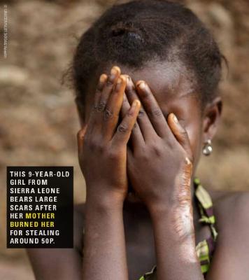 The great shame - violence against children in Sierra Leone.