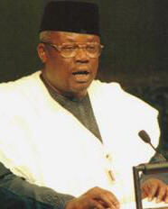 Former Nigerian Foreign Minister Tom Ikimi - he was to have been kidnapped by the AFRC in Freetown.