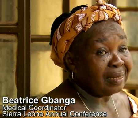 Beatrice Gbanga of the UMC. She is a trained nurse and knows the risks