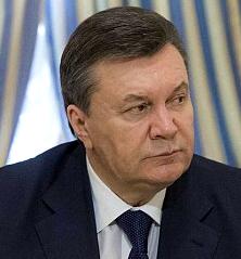 Fugitive former Ukranian President Viktor Yanukovych. Wanted for murder and other crimes.